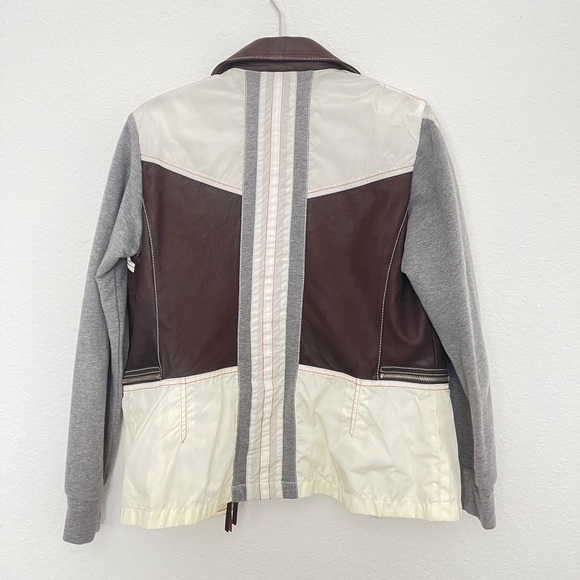 Vintage Mixed Material Jacket - Picture 3 of 4